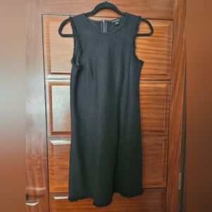 Ann Taylor Brocade Fringe Trim Shift